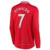 Maglia da Calcio a Maniche Lunghe Manchester United Ronaldo 7 Casa 2022-23 per Uomo